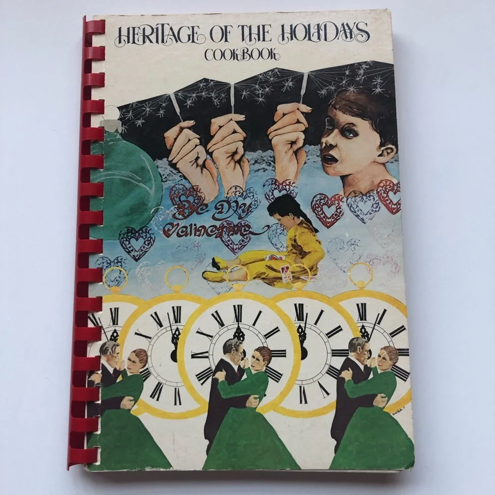 Heritage of the Holidays Cookbook Billie Jean Harrell Vintage 1977 7th Print